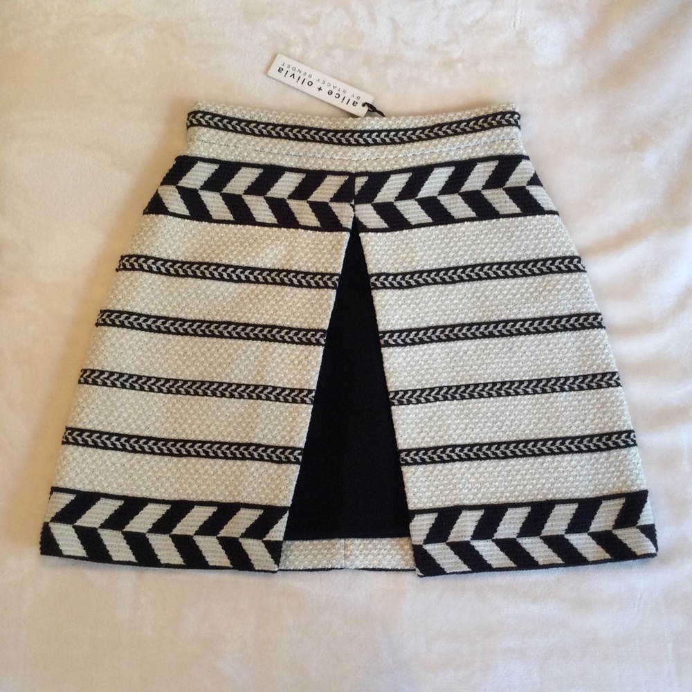 Alice + Olivia tribal print skirt